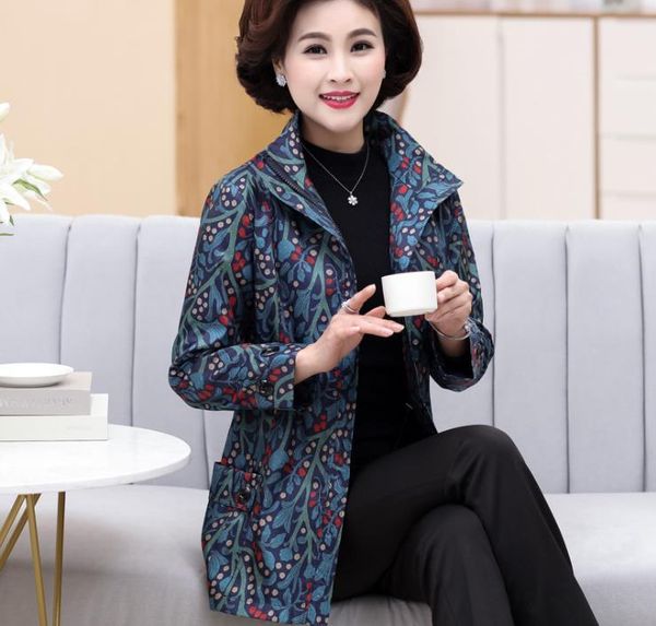 women's jackets spring and autumn print jacket thin windbreaker, Black;brown 
women's jackets spring and autumn print jacket thin windbreaker, Black;brown
