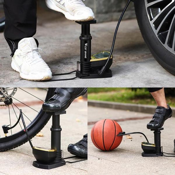 bike pumps foot pump tire inflator 90 degree turnable solid hand motorcycle 
bike pumps foot pump tire inflator 90 degree turnable solid hand motorcycle