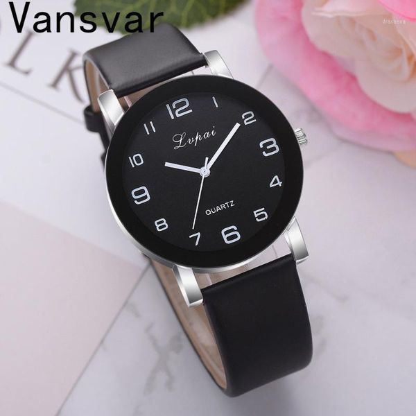 vansvar women's clock casual quartz leather band watch analog wrist simple vintage small strap drop wristwatches, Slivery;brown
vansvar women's clock casual quartz leather band watch analog wrist simple vintage small strap drop wristwatches, Slivery;brown