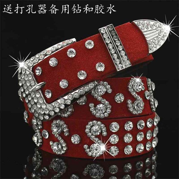 designer belts 2023 diamond wide leather with diamond decorative red belt women's casual versatile jeans belt factory outlet, Silver
designer belts 2023 diamond wide leather with diamond decorative red belt women's casual versatile jeans belt factory outlet, Silver