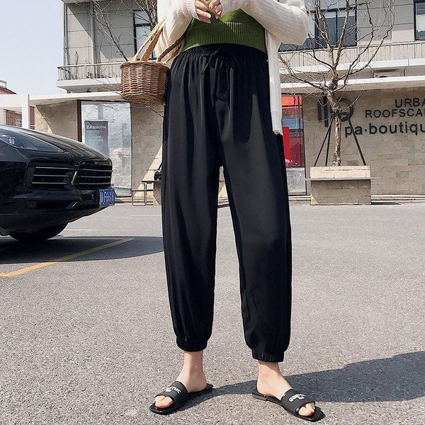women's pants & capris drop feeling bundle leg female ice silk knickerbockers summer thin chiffon haren casual hang radish, Black;white
women's pants & capris drop feeling bundle leg female ice silk knickerbockers summer thin chiffon haren casual hang radish, Black;white