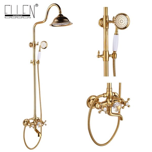 vidric luxury crystal gold brass bath shower set faucet rain head+tub + hand el3305 bathroom sets
vidric luxury crystal gold brass bath shower set faucet rain head+tub + hand el3305 bathroom sets
