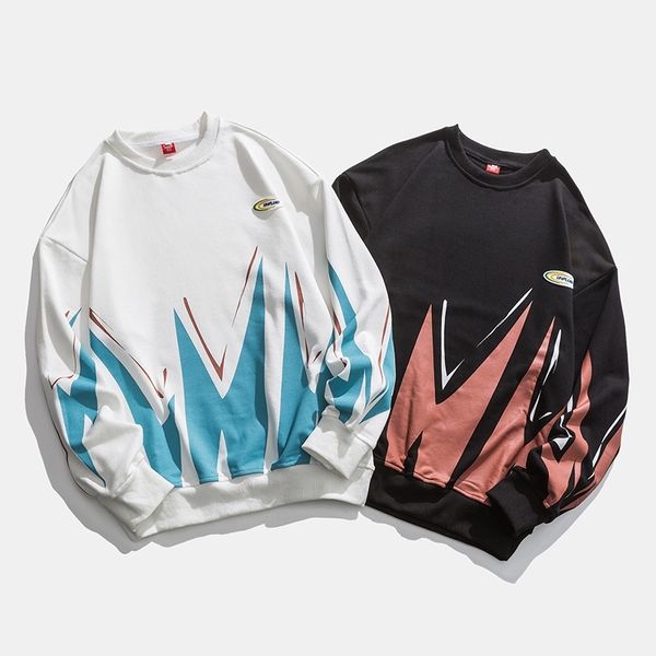 2021 autumn and winter korean couple's casual round neck large trend printing sports sweater men's, Black
2021 autumn and winter korean couple's casual round neck large trend printing sports sweater men's, Black