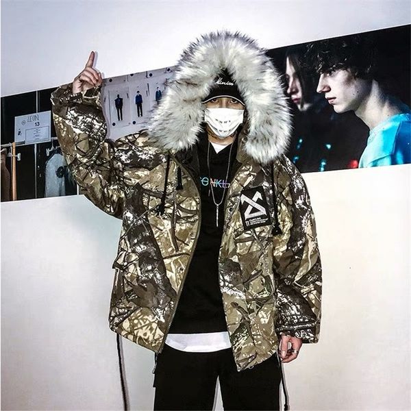 2021 new cotton male-clothing quilted, couple wear autumn and winter korean loose mark camouflage coat branchzwgw, Black
2021 new cotton male-clothing quilted, couple wear autumn and winter korean loose mark camouflage coat branchzwgw, Black