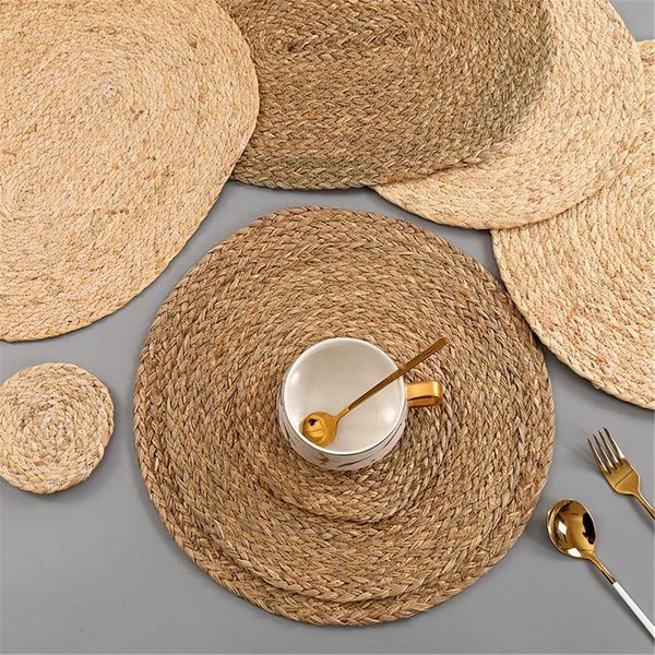 mats & pads 4pcs weave non-slip placemat table round insulation practical convenient durable multi-occasional home decor
mats & pads 4pcs weave non-slip placemat table round insulation practical convenient durable multi-occasional home decor