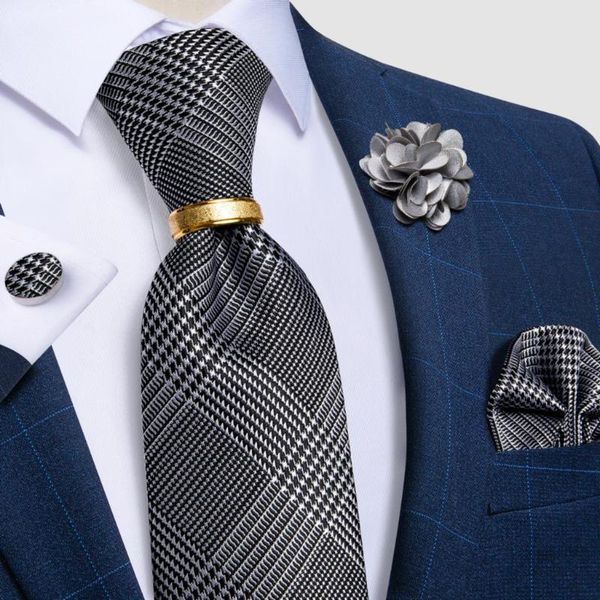 bow ties houndstooth gray white men tie business wedding neck pocket square cufflinks with brooch ring gift for dibangu, Black;gray
bow ties houndstooth gray white men tie business wedding neck pocket square cufflinks with brooch ring gift for dibangu, Black;gray