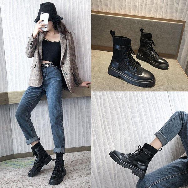 boots women 2021 children british style thick-soled elastic breathable short m1606, Black
boots women 2021 children british style thick-soled elastic breathable short m1606, Black