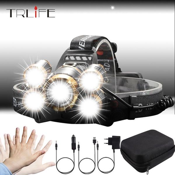 sensor led headlamp fishing headlight 5led lanterna t6 head torch lamp waterproof camping light by 2x 18650 headlamps
sensor led headlamp fishing headlight 5led lanterna t6 head torch lamp waterproof camping light by 2x 18650 headlamps
