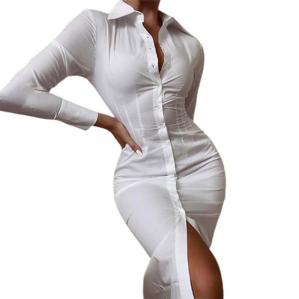 casual dresses women 2021 autumn herfst streep print shirt dress turn-down bodycon jurk elegante knop slim fit lady party, Black;gray
casual dresses women 2021 autumn herfst streep print shirt dress turn-down bodycon jurk elegante knop slim fit lady party, Black;gray