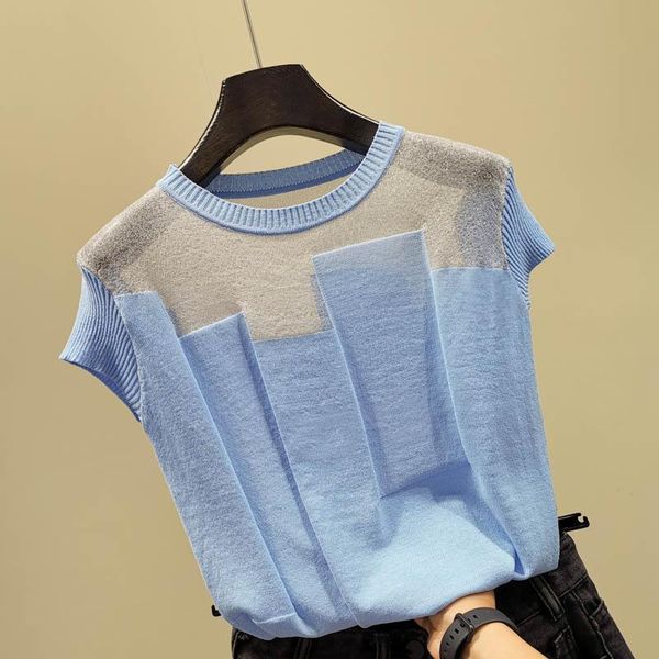 women's sweaters fashion thin sweates women summer slim net yarn solid silk knitted sweater o-neck short sleeve pullover, White;black
women's sweaters fashion thin sweates women summer slim net yarn solid silk knitted sweater o-neck short sleeve pullover, White;black