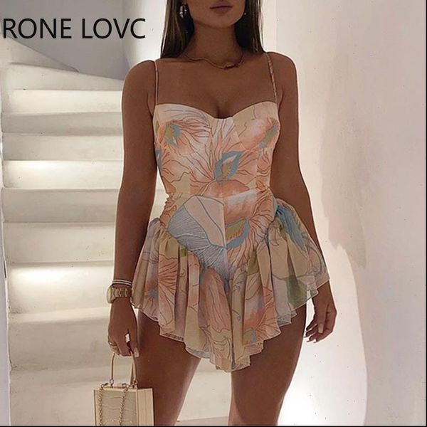 women dress spaghetti strap blooming floral print ruffles irregular mini elegant fashion chic drop, Black;gray
women dress spaghetti strap blooming floral print ruffles irregular mini elegant fashion chic drop, Black;gray