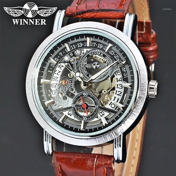 watches men brand automatic watch male layer auto date circle dial leather strap military mechanical skeleton clock wristwatches, Slivery;brown
watches men brand automatic watch male layer auto date circle dial leather strap military mechanical skeleton clock wristwatches, Slivery;brown