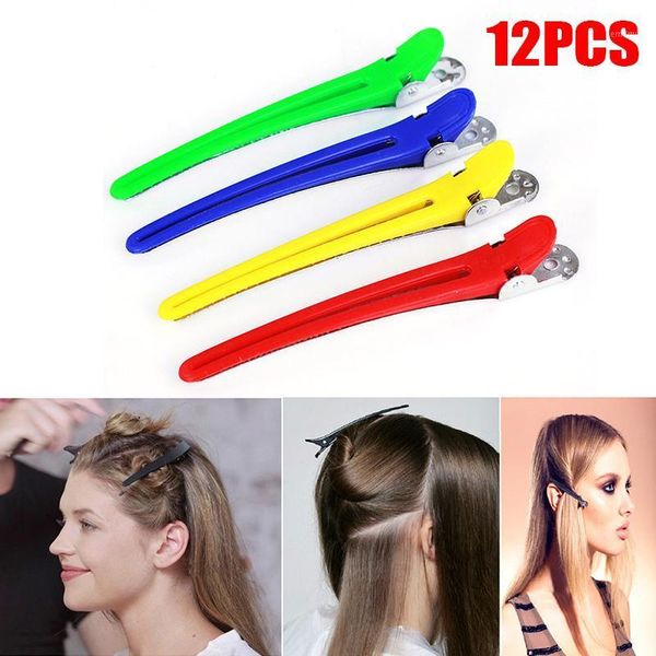 pcs random color pro hairdressing plastic clips clamps salon barber section hair styling tools alligator clips1
pcs random color pro hairdressing plastic clips clamps salon barber section hair styling tools alligator clips1