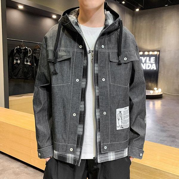 men's jackets spring autumn solid color hooded outwear men casual long sleeve street wear sportswear fashion zipper coat, Black;brown
men's jackets spring autumn solid color hooded outwear men casual long sleeve street wear sportswear fashion zipper coat, Black;brown