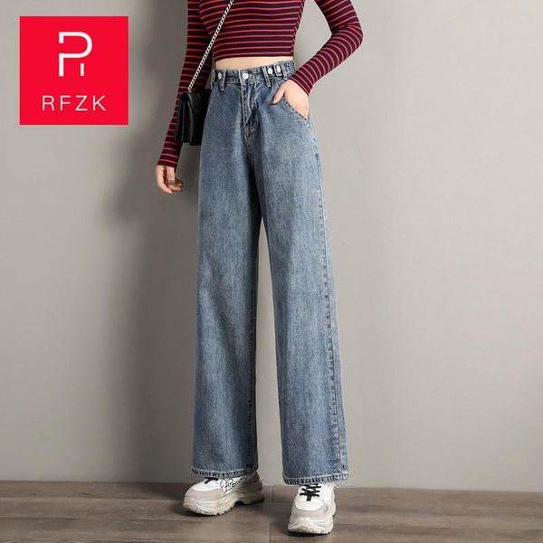 women's jeans rfzk 2021 high waist for women denim wide leg mom trousers casual pants elasticity, Blue
women's jeans rfzk 2021 high waist for women denim wide leg mom trousers casual pants elasticity, Blue