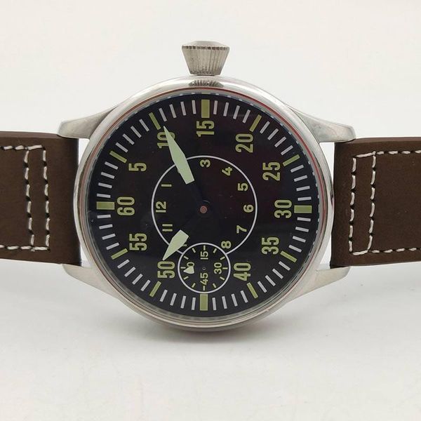wristwatches luxury 43mm black dial sterile luminous hands sapphire crystal hand winding movement men's watch c3-3, Slivery;brown
wristwatches luxury 43mm black dial sterile luminous hands sapphire crystal hand winding movement men's watch c3-3, Slivery;brown
