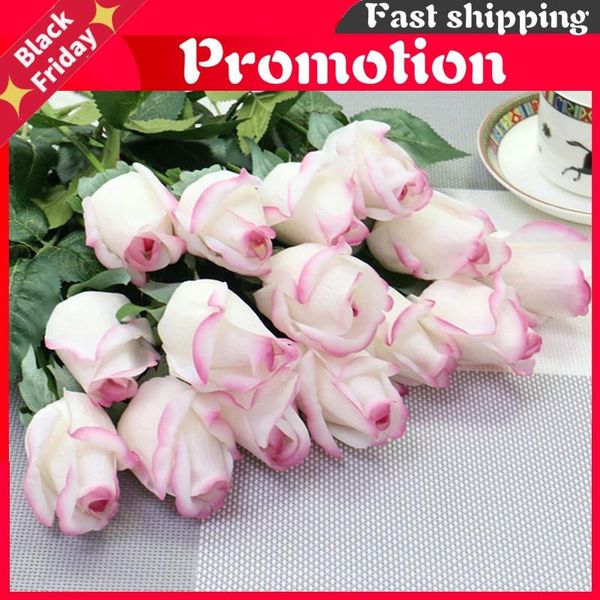 decorative flowers & wreaths 15pcs/lot artificial flower real touch moisturizing rose home decoration fake wedding bride bouquet valentine&#
decorative flowers & wreaths 15pcs/lot artificial flower real touch moisturizing rose home decoration fake wedding bride bouquet valentine&#