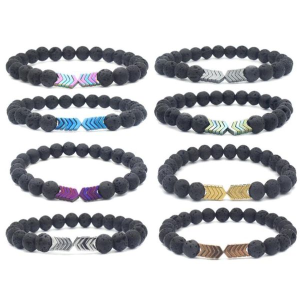 beaded, strands natural stone bracelet magnetite energy lava handstring processed by seven colour electroplating of volcanic, Black
beaded, strands natural stone bracelet magnetite energy lava handstring processed by seven colour electroplating of volcanic, Black