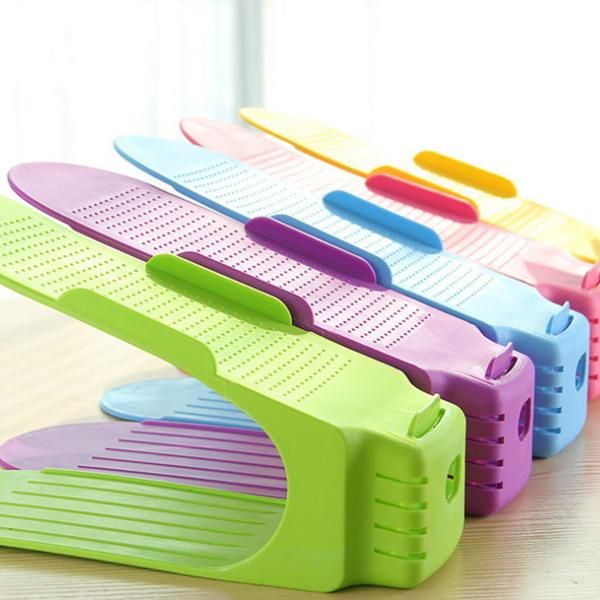 simple shoes rack solid color plastic double adjustable layer stereo receive storage hanger saves pace fas6 clothing & wardrobe
simple shoes rack solid color plastic double adjustable layer stereo receive storage hanger saves pace fas6 clothing & wardrobe