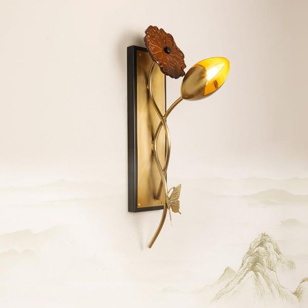 wall lamp 60*30*20cm chinese style lotus leaf zen walnut led living room bedroom bedside light
wall lamp 60*30*20cm chinese style lotus leaf zen walnut led living room bedroom bedside light
