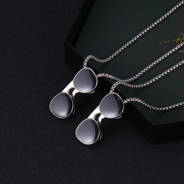 pendant necklaces gioio sunglasses necklace female summer does not fade street beat hip-hop niche drop stainless steel wild, Silver
pendant necklaces gioio sunglasses necklace female summer does not fade street beat hip-hop niche drop stainless steel wild, Silver