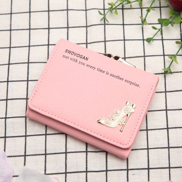 women's wallet fashion korean high heels zero wallet 30% off cute short wallet, Black
women's wallet fashion korean high heels zero wallet 30% off cute short wallet, Black