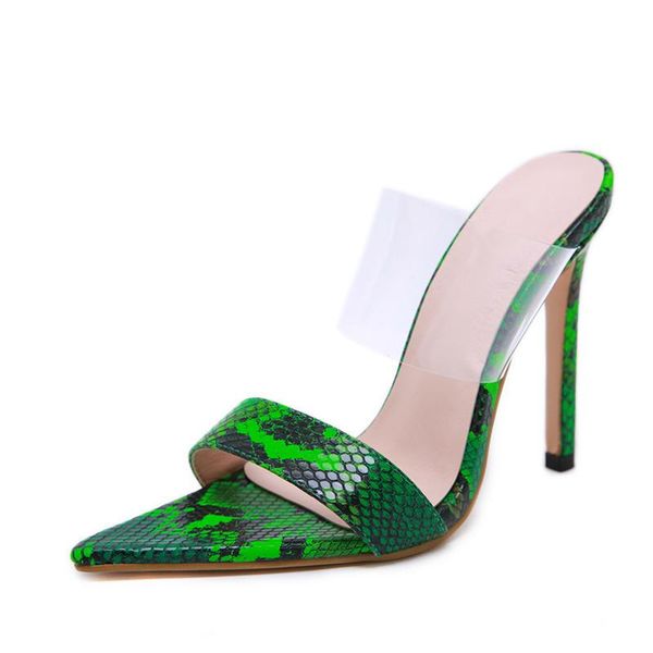 slippers 2021 summer mules women's sandals pvc transparent green serpentine stiletto women high heels, Black
slippers 2021 summer mules women's sandals pvc transparent green serpentine stiletto women high heels, Black
