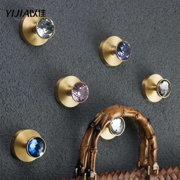 hooks & rails european style brass crystal coat hook bedroom decorative bathroom hardware pendant
hooks & rails european style brass crystal coat hook bedroom decorative bathroom hardware pendant