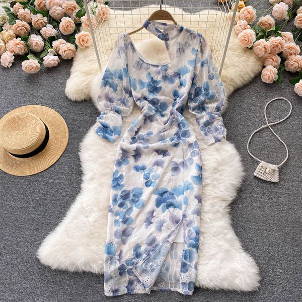 vintage blue hollow out floral midi dress autumn half sleeve irregular collar high waist party vestidos female 2021 new fashion, Black;gray
vintage blue hollow out floral midi dress autumn half sleeve irregular collar high waist party vestidos female 2021 new fashion, Black;gray