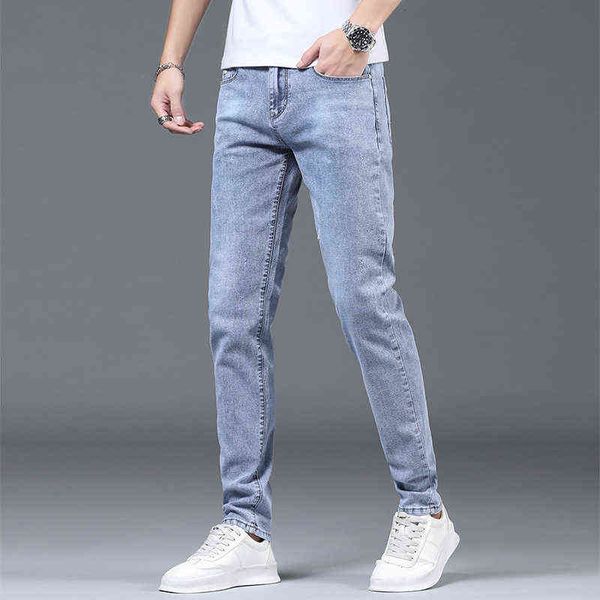 men's jeans jeans men's 2021 summer korean version perforated leggings trend slim fit elastic casual pants, Blue
men's jeans jeans men's 2021 summer korean version perforated leggings trend slim fit elastic casual pants, Blue