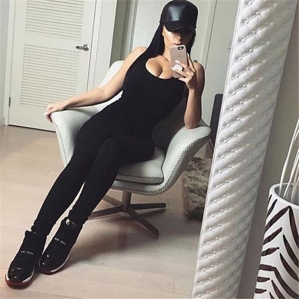 one piece jumpsuit womens romper female casual backless straps slim bodycon long jumpsuits overalls macacao feminino women's & rompers, Black;white
one piece jumpsuit womens romper female casual backless straps slim bodycon long jumpsuits overalls macacao feminino women's & rompers, Black;white
