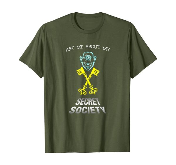 ask me about my secret society, White;black