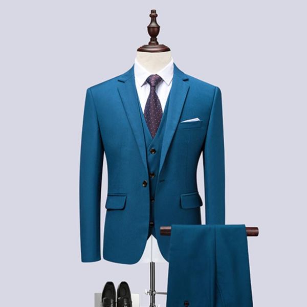 (jackets+vest+pants) 2021 style men's slim fit business blazers/male three-piece suit/man groom dress suits & blazers, White;black
(jackets+vest+pants) 2021 style men's slim fit business blazers/male three-piece suit/man groom dress suits & blazers, White;black