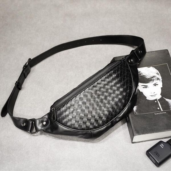 factory wholesale man bag street trend knitting mens chest bags multi-functional leather leisure shoulder handbags soft leatheres fashion le
factory wholesale man bag street trend knitting mens chest bags multi-functional leather leisure shoulder handbags soft leatheres fashion le
