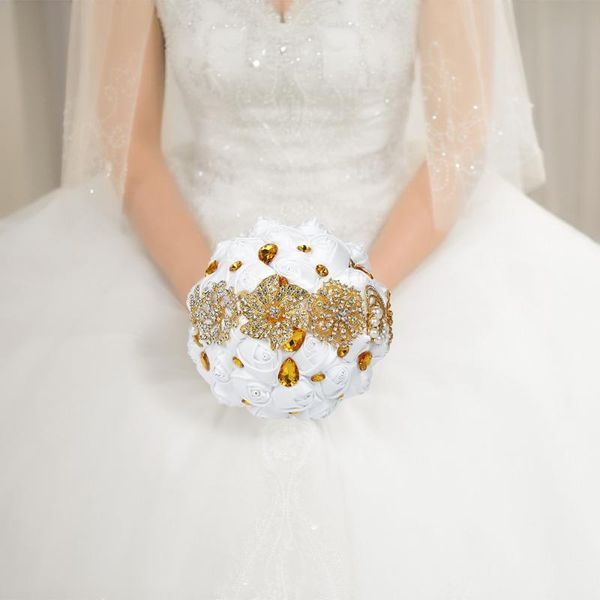 hand made flower artificial wedding bouquet diamond bridal brooch satin rose with rhinestone pearls for bride decorative flowers & wreaths
hand made flower artificial wedding bouquet diamond bridal brooch satin rose with rhinestone pearls for bride decorative flowers & wreaths