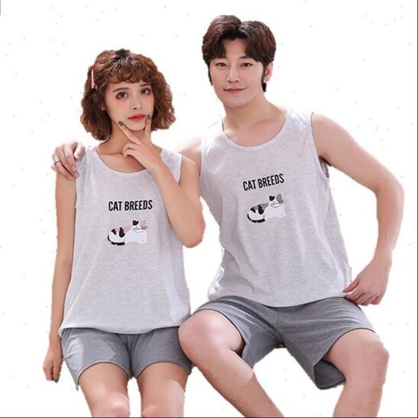 plus size 4xl womens sleepwears couple pajamas set summer vest pyjamas cotton women sleepwear men cute cartoon pijamas, Black;red
plus size 4xl womens sleepwears couple pajamas set summer vest pyjamas cotton women sleepwear men cute cartoon pijamas, Black;red