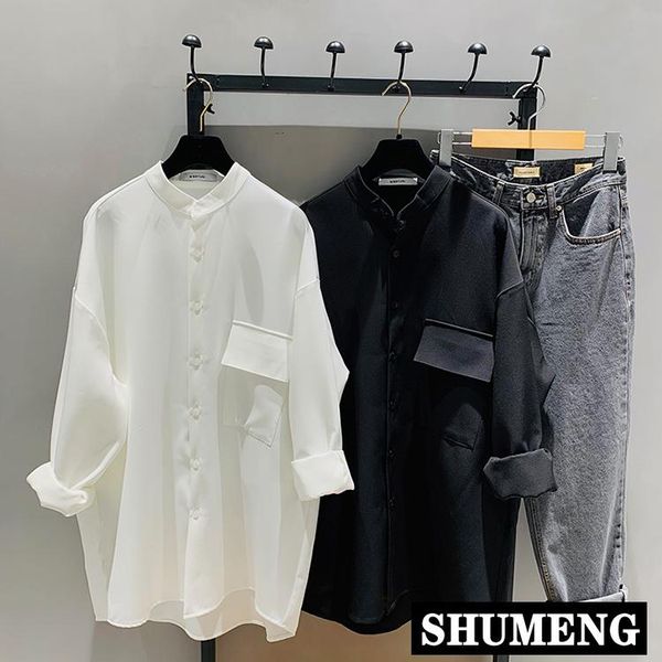 korean couples shirt sold color bf wind loose large size chiffon blouse long sleeve women's mid-length white/black blouses & shirts
korean couples shirt sold color bf wind loose large size chiffon blouse long sleeve women's mid-length white/black blouses & shirts