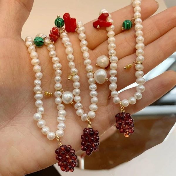 pendant necklaces 2021 trendy purple grapes crystal beads choker for women girls fashion metal red necklace party jewelry, Silver
pendant necklaces 2021 trendy purple grapes crystal beads choker for women girls fashion metal red necklace party jewelry, Silver