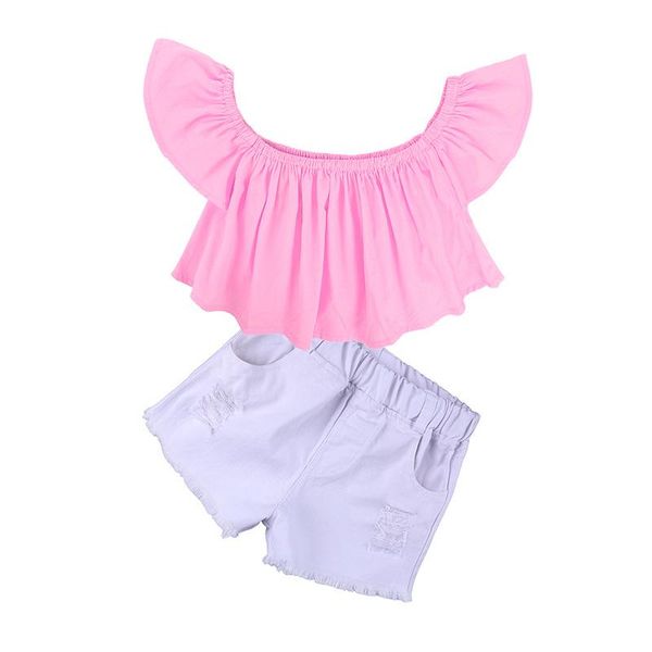 girl's dresses 2021 summer fashion pink lively girl strapless tube + ripped jeans three-piece suit children's leisure, Red;yellow
girl's dresses 2021 summer fashion pink lively girl strapless tube + ripped jeans three-piece suit children's leisure, Red;yellow