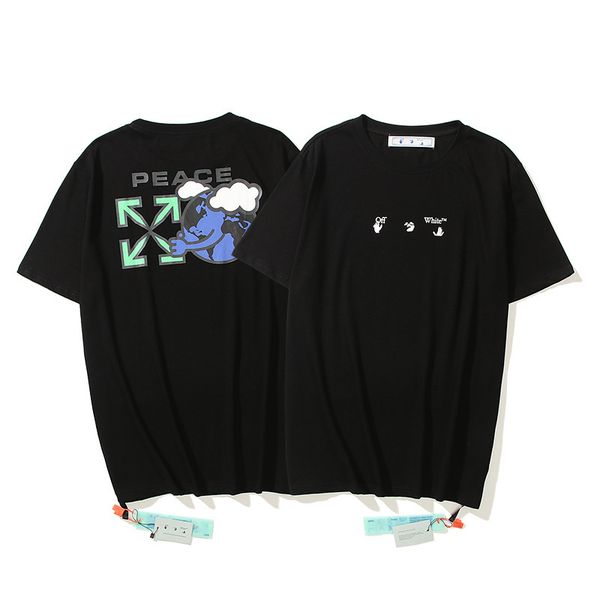 fashion t shirt 2021 spring and summer off green earth round neck pullover short sleeve, White;black
fashion t shirt 2021 spring and summer off green earth round neck pullover short sleeve, White;black