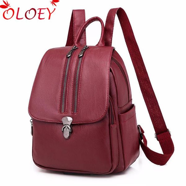 outdoor bags 2021 women's double zip backpack soft leather multifunctional school bag large capacity girl 
outdoor bags 2021 women's double zip backpack soft leather multifunctional school bag large capacity girl