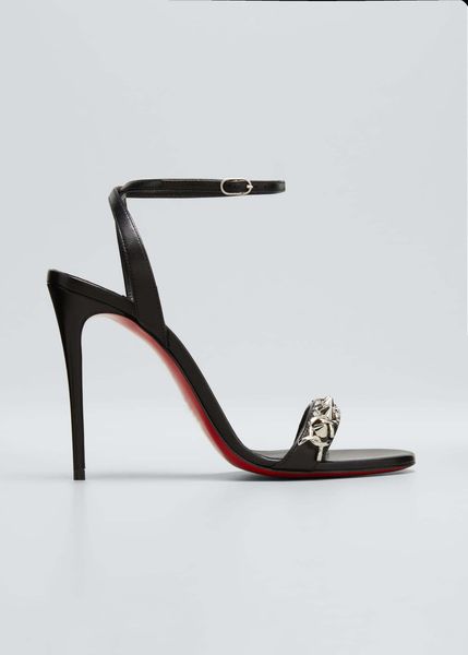 women sandals high heels spiked shoes loubigirl shoes spike chain ankle strap sandal in black leather feet open toe lady's pumps 35-43
women sandals high heels spiked shoes loubigirl shoes spike chain ankle strap sandal in black leather feet open toe lady's pumps 35-43