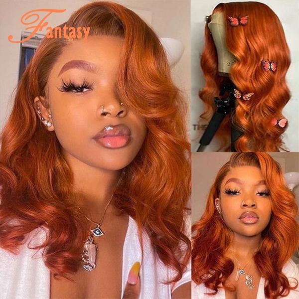 orange ginger color 13x4 lace front wigs pre plucked brazilian wavy human hair wig 180% density remy glueless laces wigs for women, Black
orange ginger color 13x4 lace front wigs pre plucked brazilian wavy human hair wig 180% density remy glueless laces wigs for women, Black