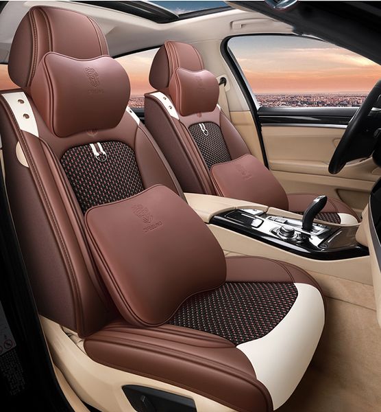 car accessory seat cover for sedan suv durable leather universal five seats set cushion including front and rear covers fashionable coffee d
car accessory seat cover for sedan suv durable leather universal five seats set cushion including front and rear covers fashionable coffee d