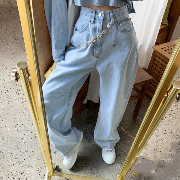 large size pants high waist straight tube show thin wide leg jeans pants high waist overlength jeans pants trousers 210527, Blue
large size pants high waist straight tube show thin wide leg jeans pants high waist overlength jeans pants trousers 210527, Blue
