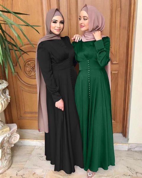 ethnic clothing elegant women arab muslim satin puff long sleeve maxi dress solid color wrap front self-tie abaya dubai turkey robe kaftan, Red
ethnic clothing elegant women arab muslim satin puff long sleeve maxi dress solid color wrap front self-tie abaya dubai turkey robe kaftan, Red