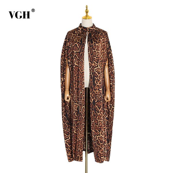 printed leopard windbreaker for women stand collar batwing sleeve casual loose vintage trench female fashion clothing 210507, Tan;black
printed leopard windbreaker for women stand collar batwing sleeve casual loose vintage trench female fashion clothing 210507, Tan;black