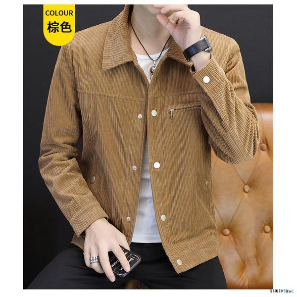 men's jackets jacket coat corduroy fashion autumn 2021 handsome casual wear 4 colors men short, Black;brown
men's jackets jacket coat corduroy fashion autumn 2021 handsome casual wear 4 colors men short, Black;brown