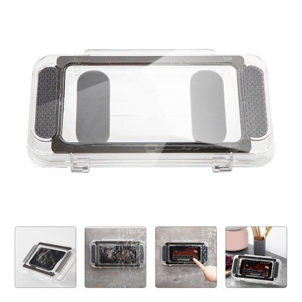 cell phone mounts & holders 1pc shower waterproof anti-frog protective and storage rack (transparent) cell phone mounts & holders 1pc shower waterproof anti-frog protective and storage rack (transparent)