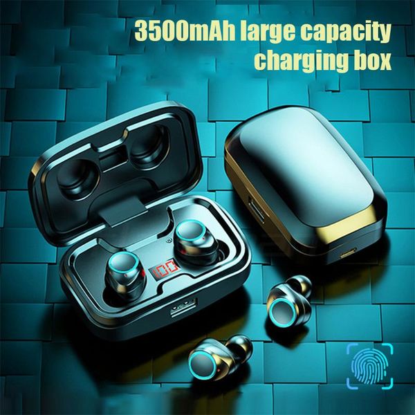 wireless bluetooth 5.0 earbuds tws 9d stereo in-ear headphsets sports waterproof earphones 3500mah charging box with microphone headphones
wireless bluetooth 5.0 earbuds tws 9d stereo in-ear headphsets sports waterproof earphones 3500mah charging box with microphone headphones